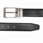 SOLID DESIGN PU REVERSIBLE BELT WITH TURNING BUCKLE