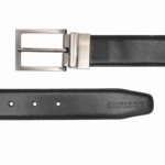 SOLID DESIGN PU REVERSIBLE BELT WITH TURNING BUCKLE