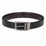 LIZARD DESIGN PU REVERSIBLE BELT WITH TURNING BUCKLE