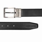 LIZARD DESIGN PU REVERSIBLE BELT WITH TURNING BUCKLE