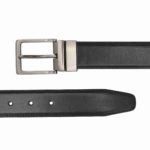 SOLID DESIGN PU REVERSIBLE BELT WITH TURNING BUCKLE