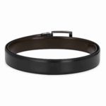 SOLID DESIGN PU REVERSIBLE BELT WITH TURNING BUCKLE