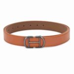 TEXAS LEATHER FINISH PU TAN BELT