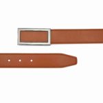 TEXAS LEATHER FINISH PU TAN BELT