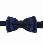 Premium Blue Knitted BowTie