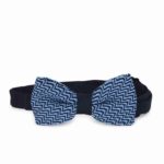 Premium Blue Knitted BowTie