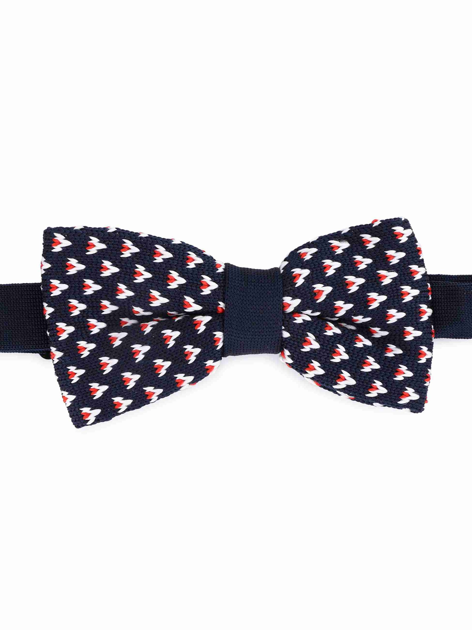Premium Blue Knitted BowTie