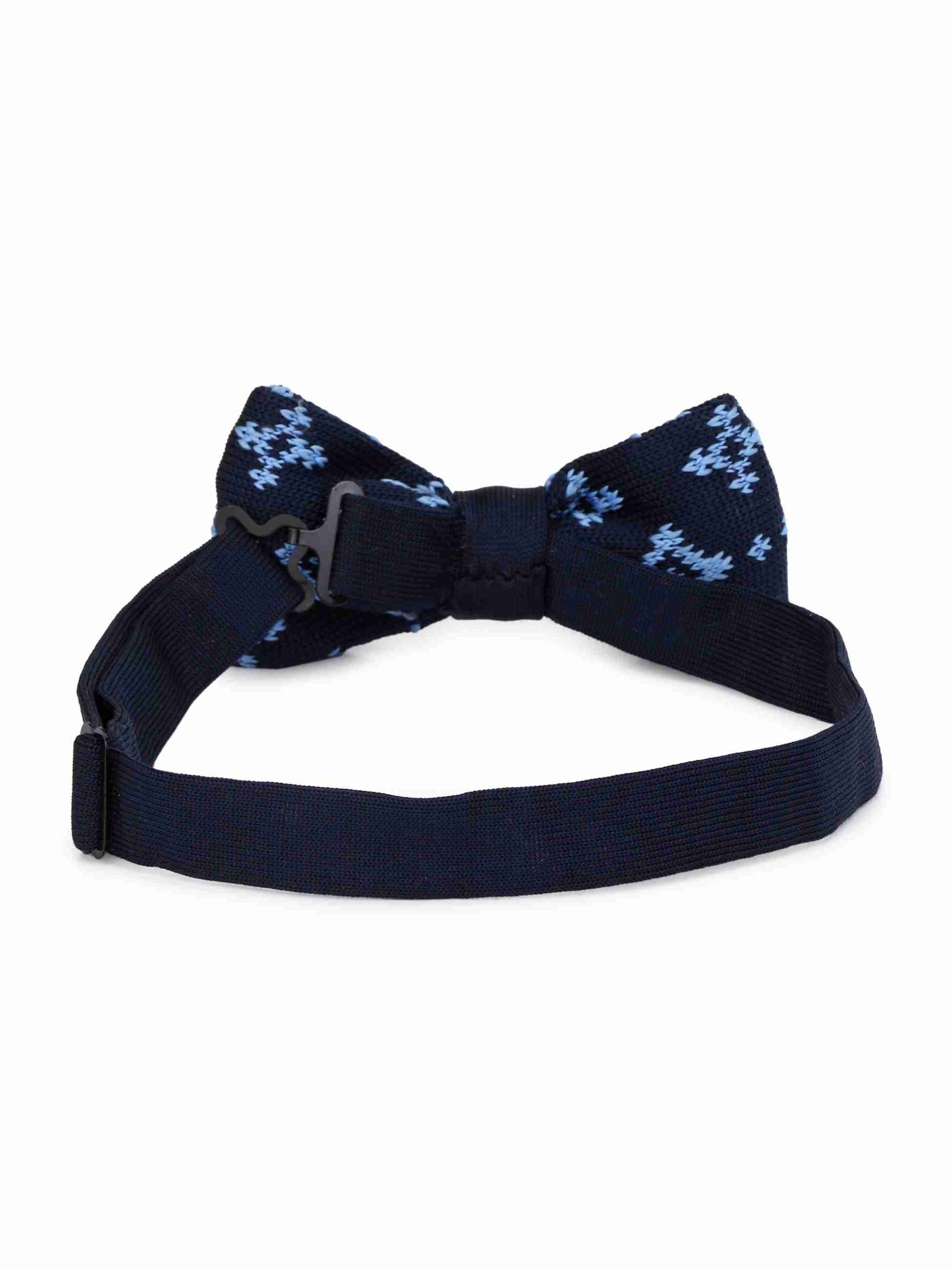 Premium Blue Knitted BowTie