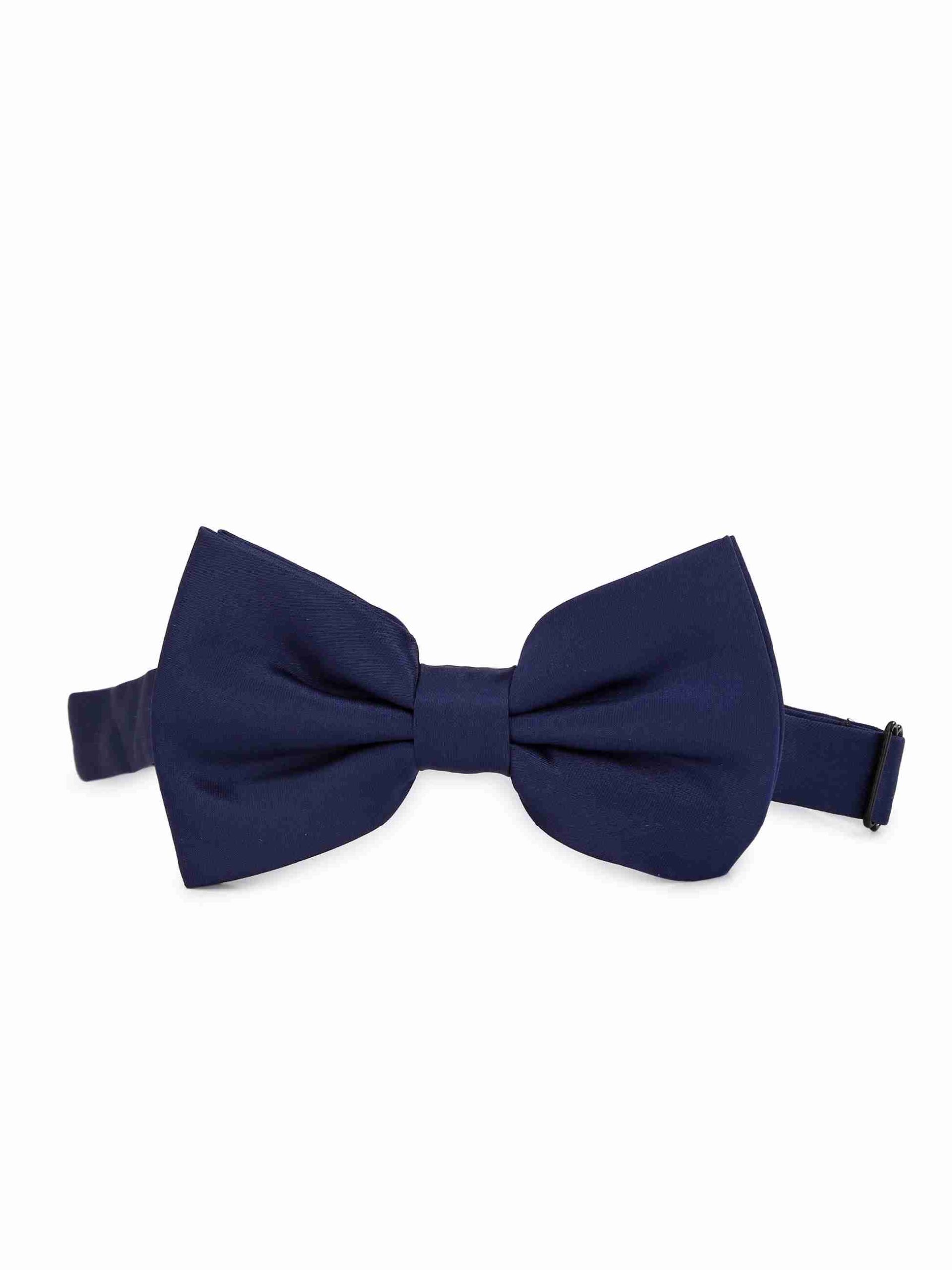 Premium Blue Satin BowTie