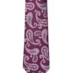 Premium Paisley Design Woven broad Tie and Pocket Square Combo