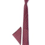 Premium Woven broad Tie and Pocket Square Combo