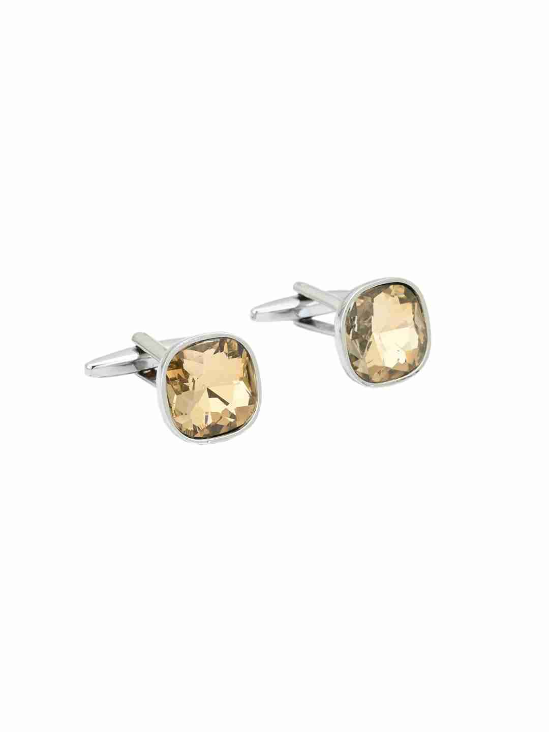 Ultra Premium Diamond Patterned Color Cufflinks