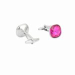 Ultra Premium Diamond Patterned Color Cufflinks