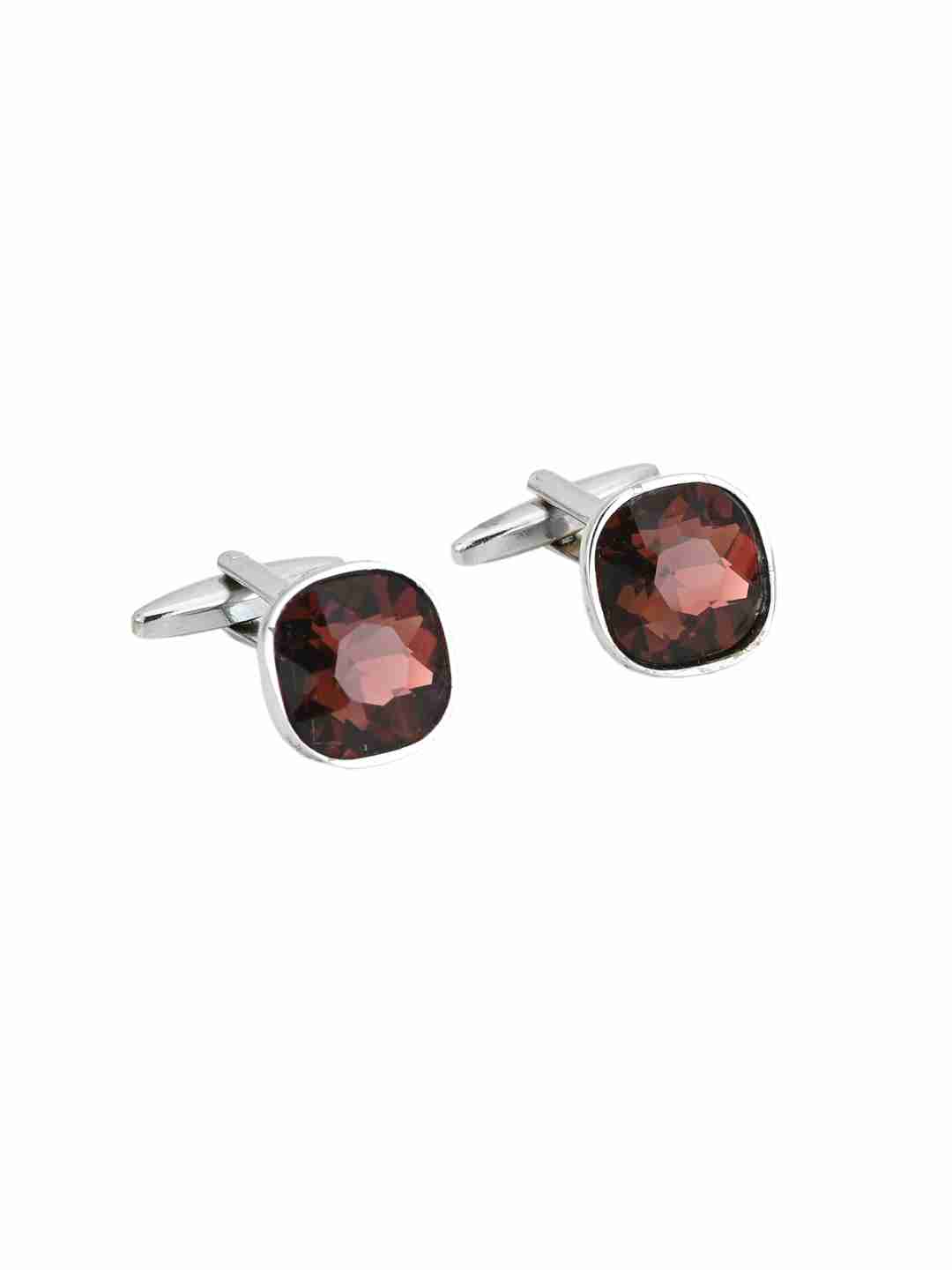 Ultra Premium Diamond Patterned Color Cufflinks