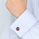 Ultra Premium Diamond Patterned Color Cufflinks