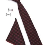 Premium broad Tie,Cufflinks,Pocket Square Combo