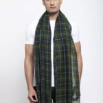 Spanish Checkered Wool Muffler