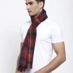 Spanish Checkered Wool Muffler