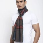 Spanish Checkered Wool Muffler