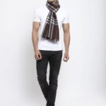 Spanish Checkered Wool Muffler