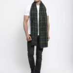 Spanish Checkered Wool Muffler