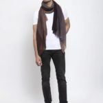 Brown Family Twill Wool Stole