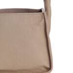 Women Beige Leather Structured Slingbag