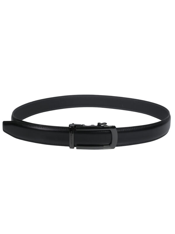 Men Black PU Belt - Image 5