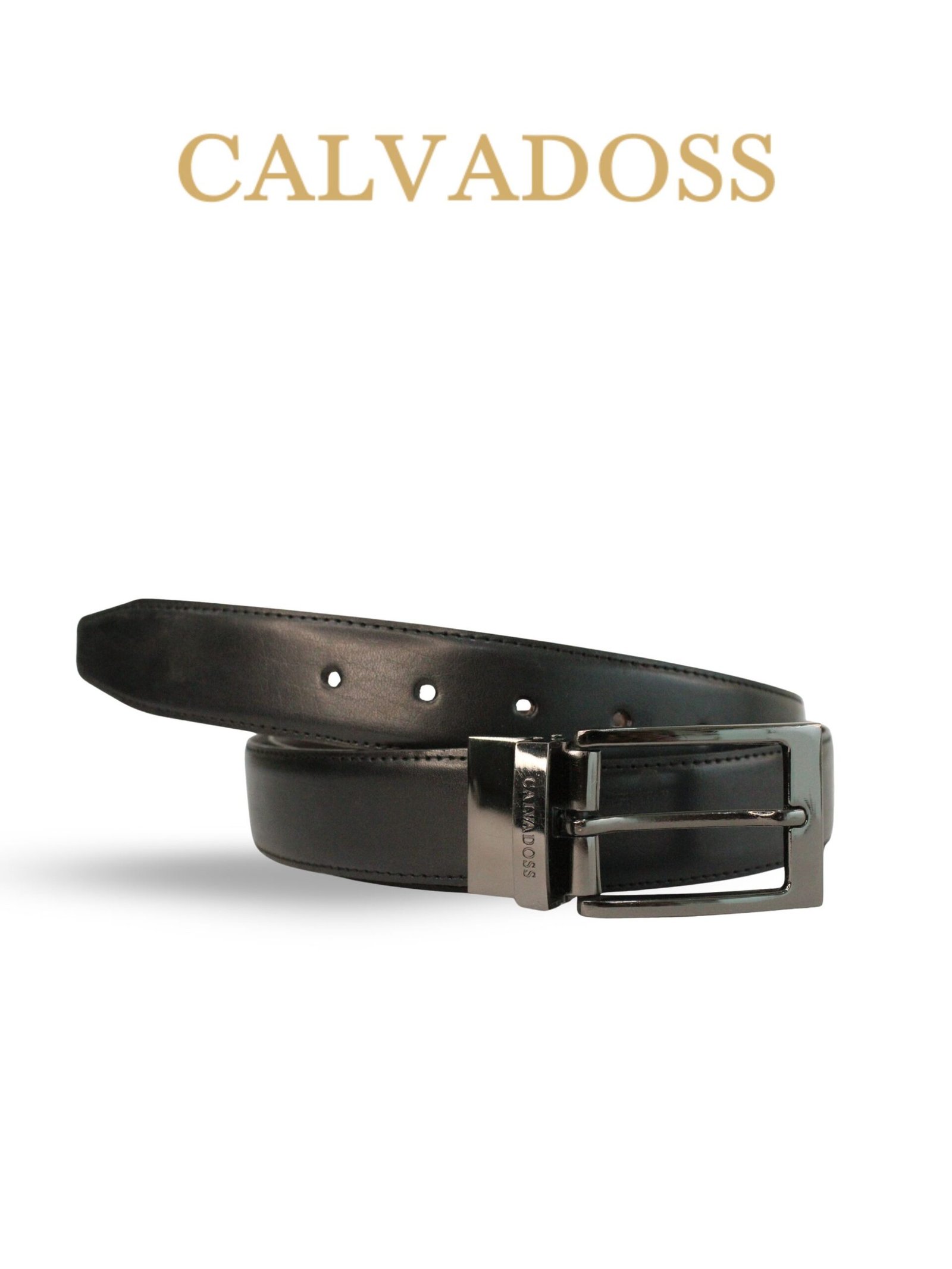Men’s PU Solid Reversible Belt