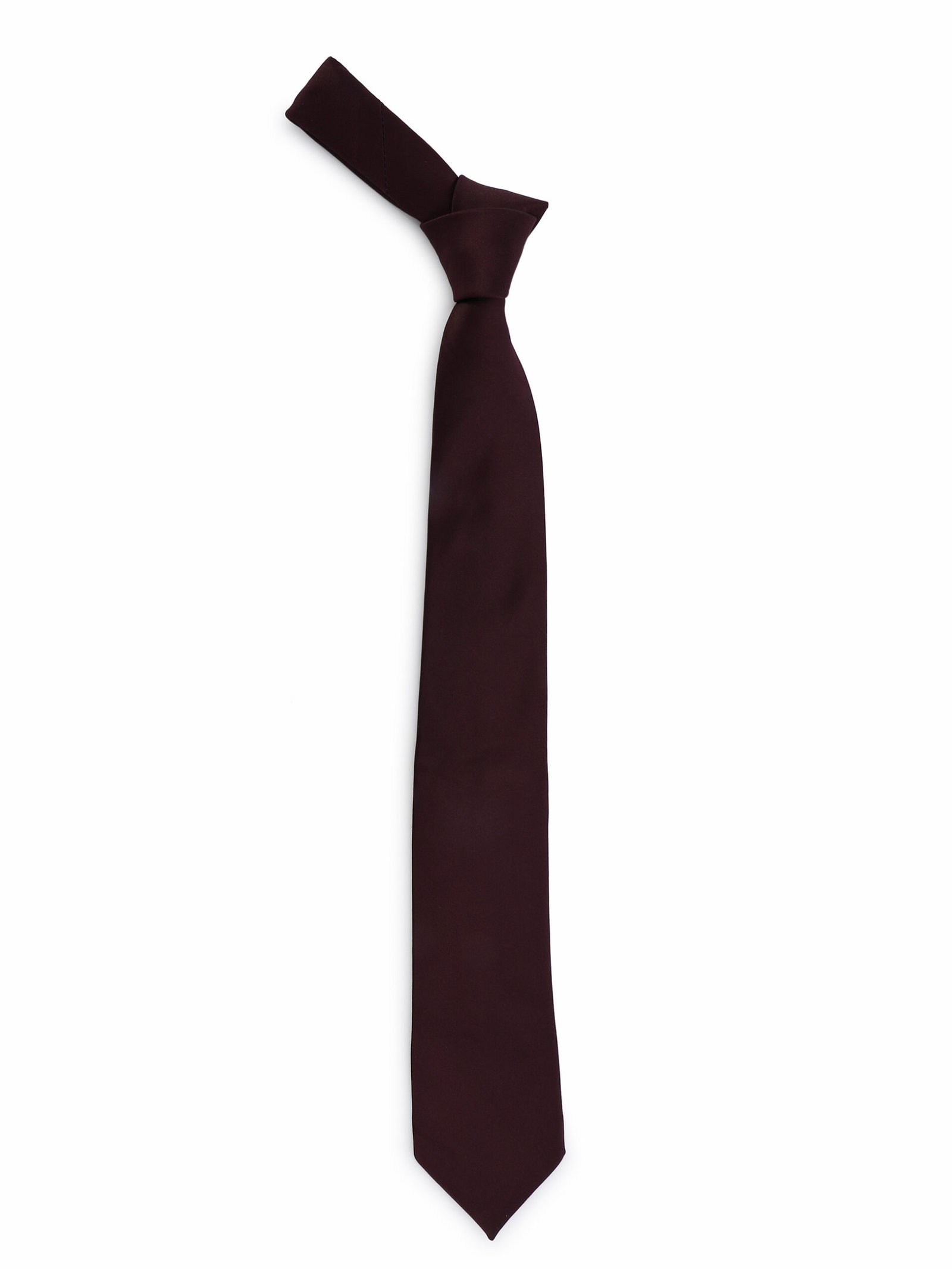 Maroon Men’s Solid Broad Tie